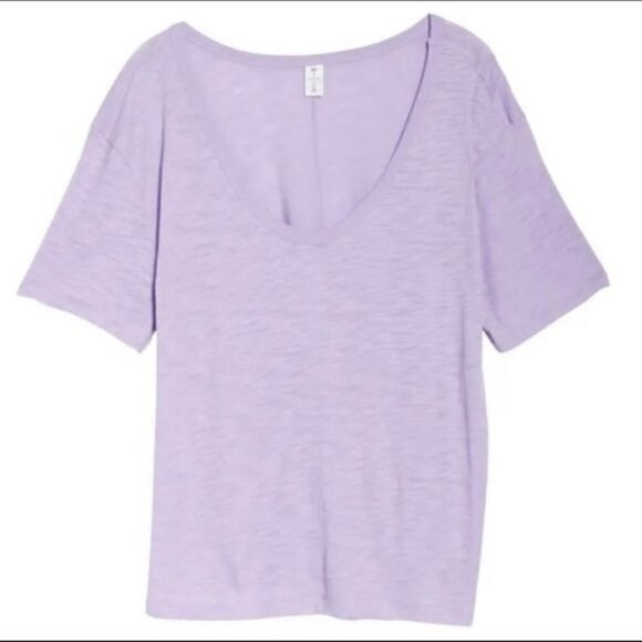 NWT BP U-Neck Purple Tee - Picture 4 of 7